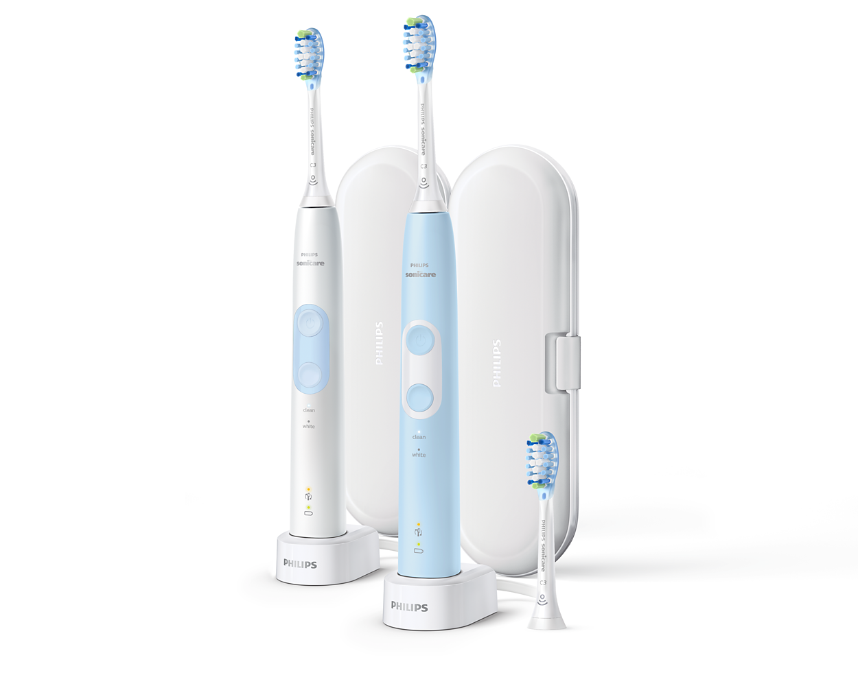 Optimal Clean Rechargeable electric toothbrush HX6829/77 | Sonicare
