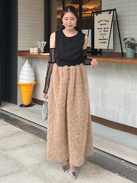 モコモコセットアップドレス / mocomoco set up dressを使った人気