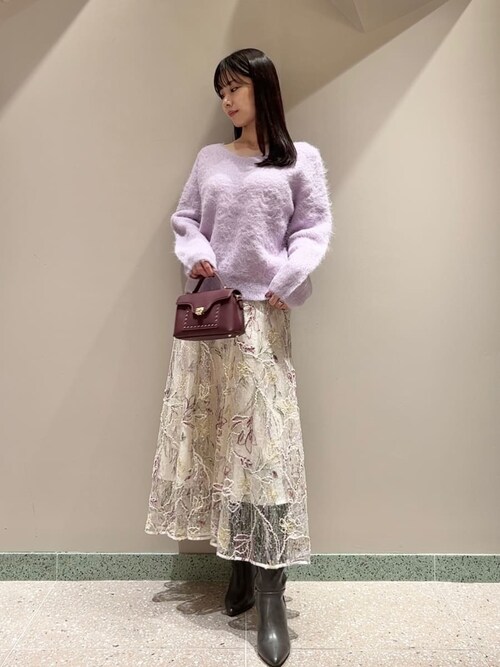 セール】エンブロイダリースカート（スカート）｜SNIDEL（スナイデル