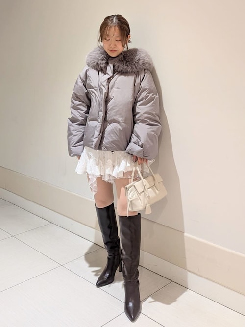 セール】【WEB限定カラーあり】西川フードファーショートダウン