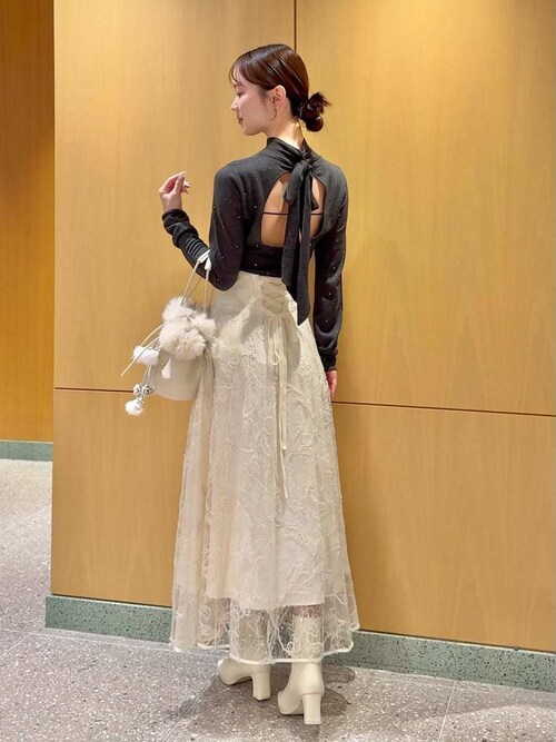 セール】エンブロイダリースカート（スカート）｜SNIDEL（スナイデル