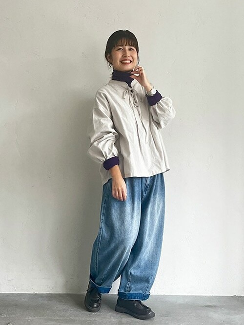 新品未使用ソウルベリー ポワンと9分丈デニム soulberry ワイド