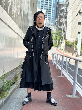 COMME des GARCONS HOMME PLUSのライダースジャケットを使った人気