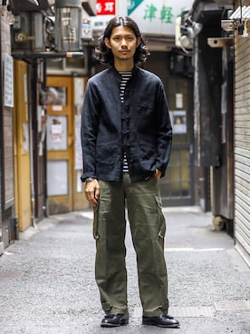 AUBERGE × Brilla per il gusto / 別注 リネン チャイナジャケット】を