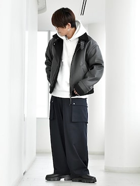 CLEL】4way Reversible Faux Shearling Jacket / 4way リバーシブル