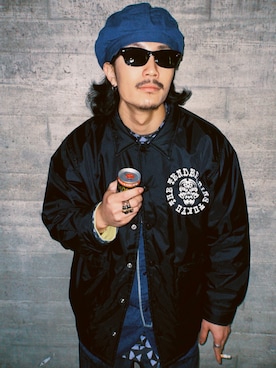 TENDERLOINのハンチング/ベレー帽を使った人気ファッション