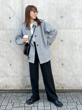 CLANE/クラネ】DENIM OVER JACKET/デニムオーバージャケットを使った