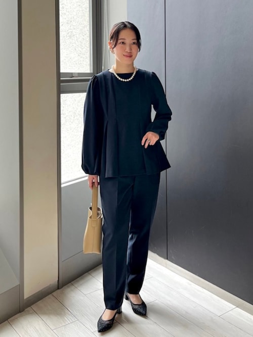 手洗い可能〉ダブル クロス パンツ（セレモニー対応可）（スラックス