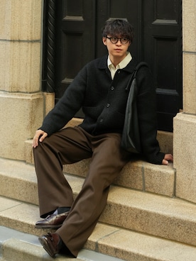 LURAKU】 Synthetic Leather Rope Handle Bag / シンセティックレザー