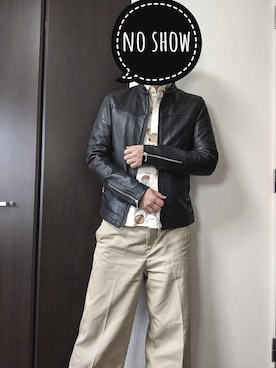 attack the mind 7のライダースジャケットを使った人気ファッション