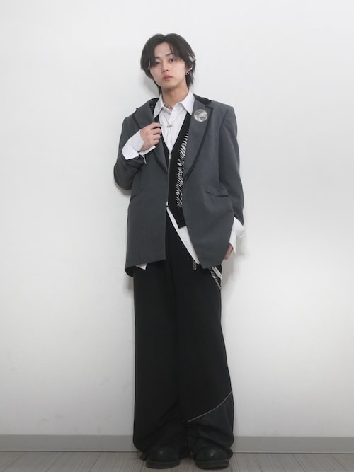 GRANCY】Reverse LayeredDesign Slacks / リバース レイヤードデザイン