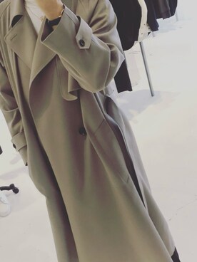 THE RERACSのトレンチコートを使ったメンズ人気ファッション