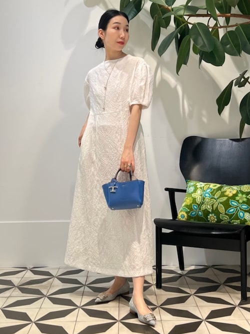 セール】フラワージャカード マーメイドワンピース（ワンピース