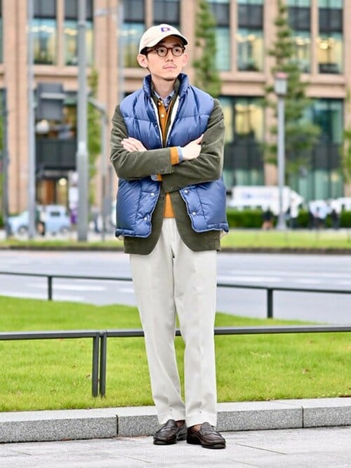 BEAMS MENBEAMS PLUSさんのダウンベストを使ったコーディネート - ZOZOTOWN