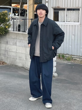 Steven Alan＞ PE DARUMA CAR BLOUSON/ブルゾンを使った人気