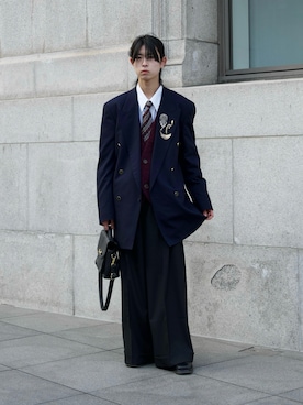 2tuck wide baggy slacks / 2タックワイドバギーフレアスラックスを