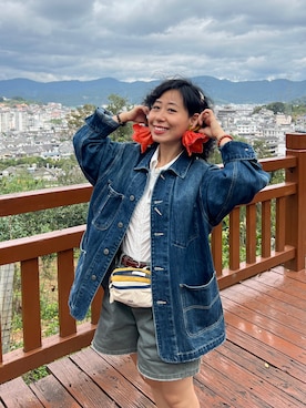 plage（プラージュ）の「《WEB限定追加》bleach coverall 2（デニム