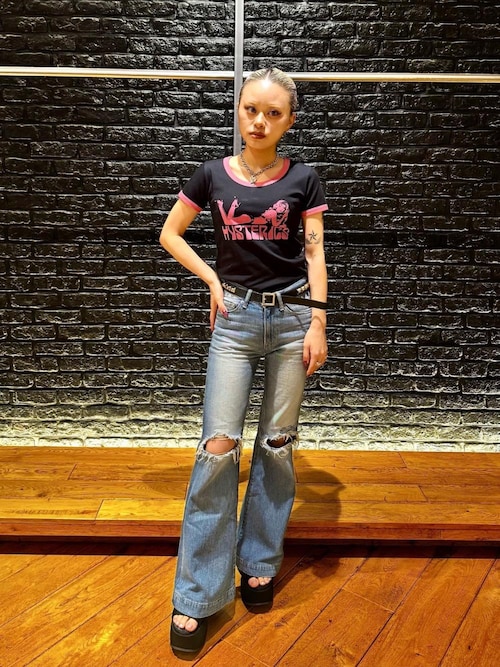 HYSTERIC GLAMOURなんばパークス店aykさんのデニムパンツを使った