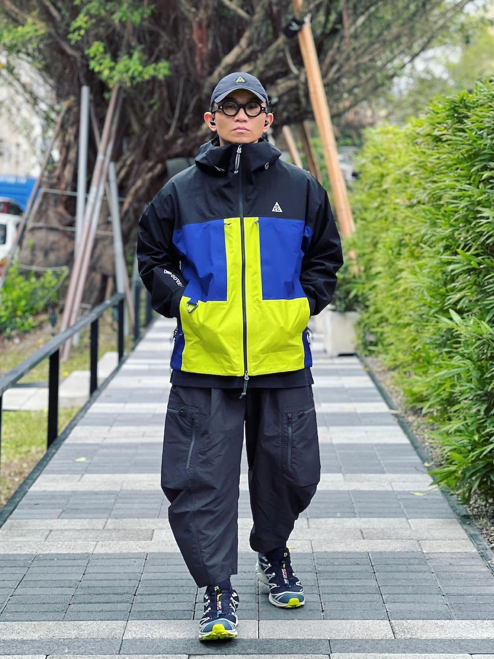 Colorholic man｜NIKE ACGのマウンテンパーカーを使ったコーディネート