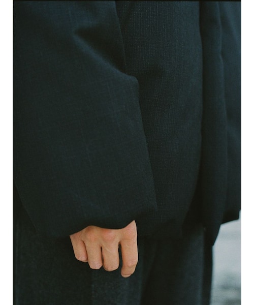 LIDNM（リドム）の「WOOL DOBBY PUFFER（ダウンジャケット/コート