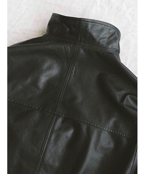 LIDNM（リドム）の「GOAT LEATHER TECH BLOUSON（ブルゾン）」 - WEAR