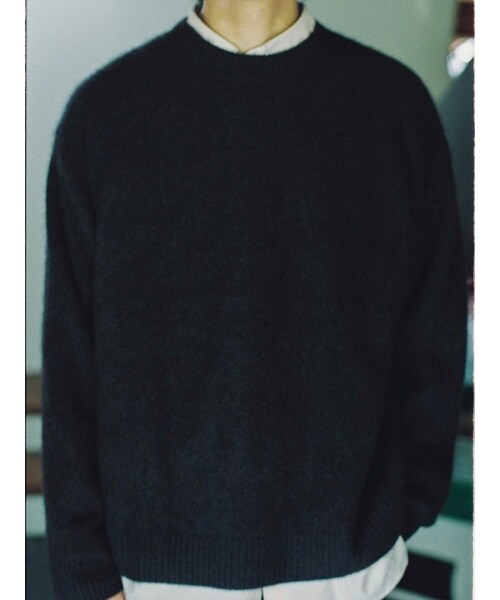 LIDNM（リドム）の「CASHMERE MILLED CREW KNIT（ニット/セーター
