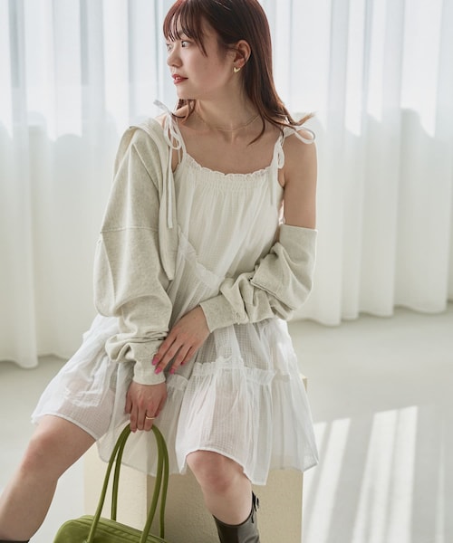 Kastane（カスタネ）の「インド綿ティアードチュニック（チュニック