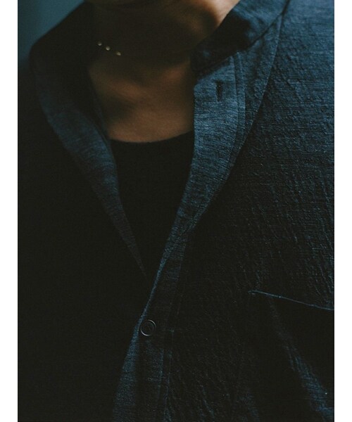 LIDNM（リドム）の「WOOL KNIT PO SHIRT（シャツ/ブラウス）」 - WEAR