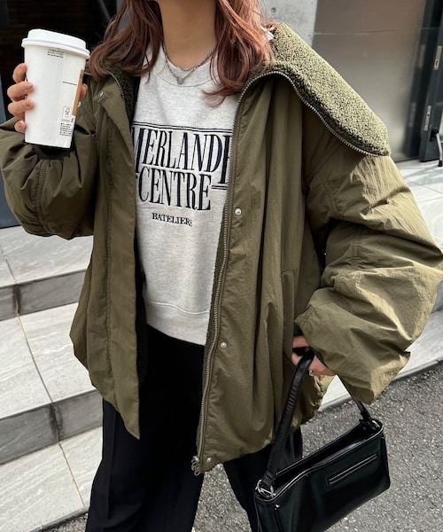 DISCOAT（ディスコート）の「【小顔効果/リバーシブル】ビッグカラー