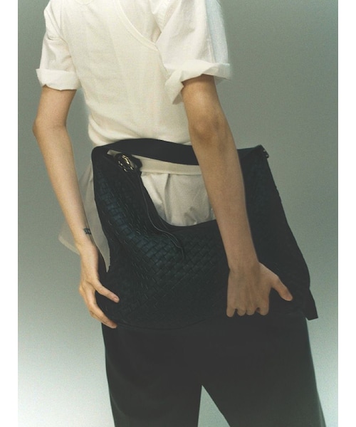 Llife（ライフ）の「Llife COW LEATHER MESH BAG（ショルダーバッグ