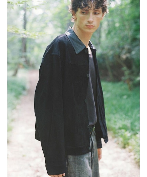 LIDNM（リドム）の「Goat Suede Type 1st JKT（ブルゾン）」 - WEAR