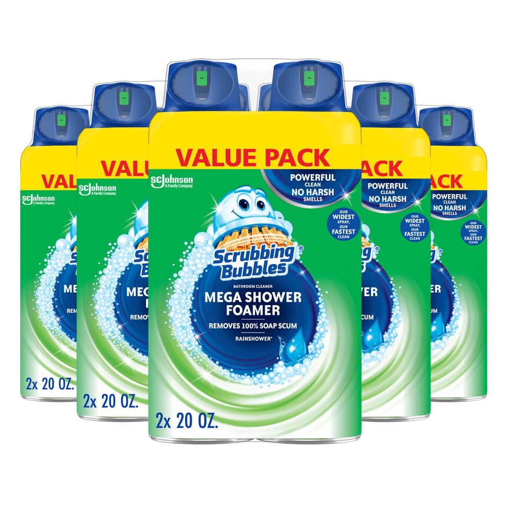 Scrubbing Bubbles 20 oz. Mega Shower Foamer Aerosol Bathroom
