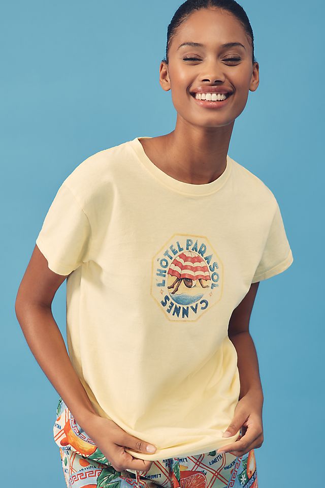 Damson Madder Parasol Shrunken Graphic Tee | Anthropologie