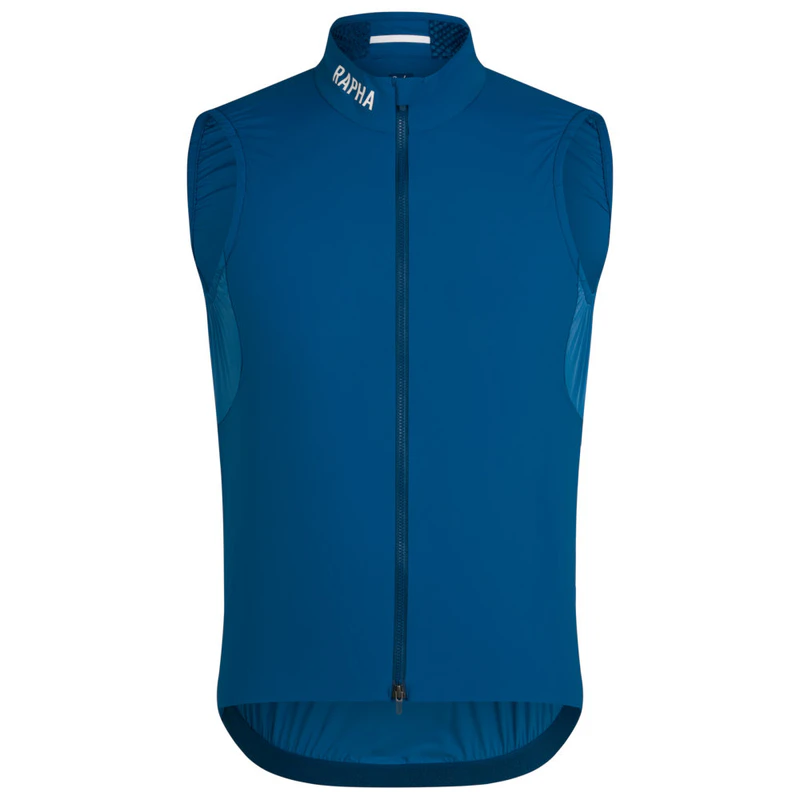 Rapha Mens Pro Team Insulated Gilet (Jewelled Blue/White) | Sportpursu