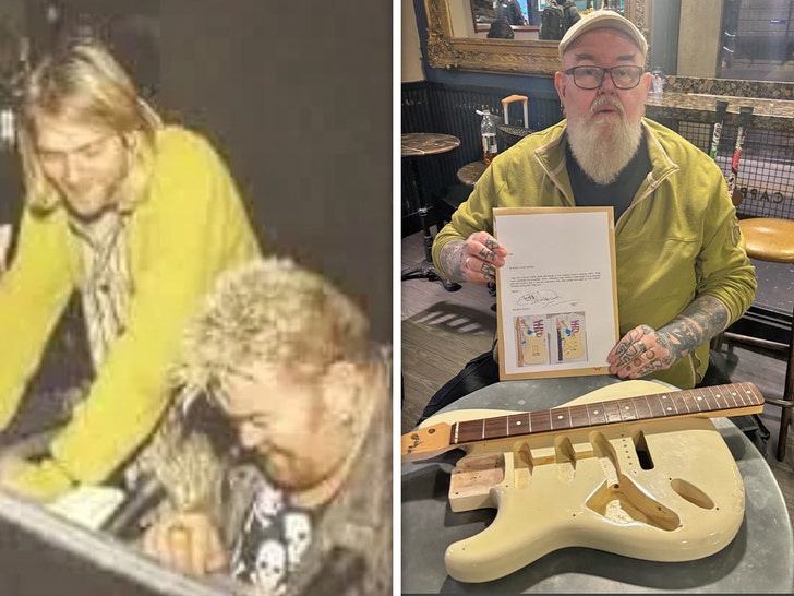 Kurt Cobain's Smashed Guitar to Be Auctioned for $30K