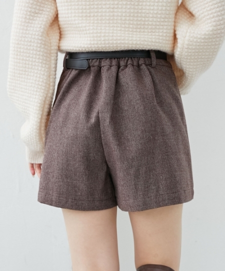 ベルト付きショートパンツ/MAJESTIC LEGON(マジェスティックレゴン