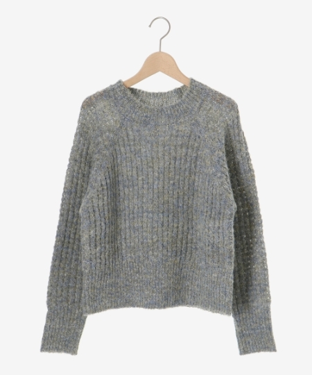 ミックスカラー柄アミニット/le.coeur blanc(ルクールブラン