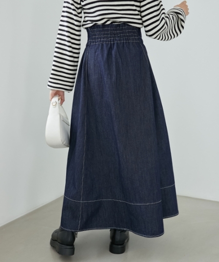 ステッチフレアスカート/MAJESTIC LEGON(マジェスティックレゴン