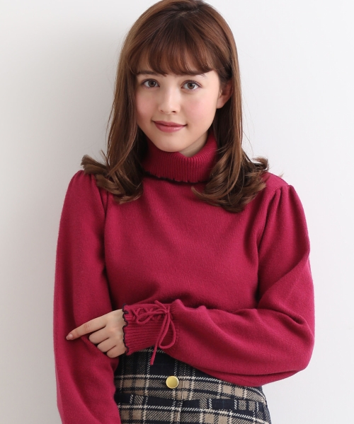 メロータートルニットプルオーバー/MAJESTIC LEGON(マジェスティック