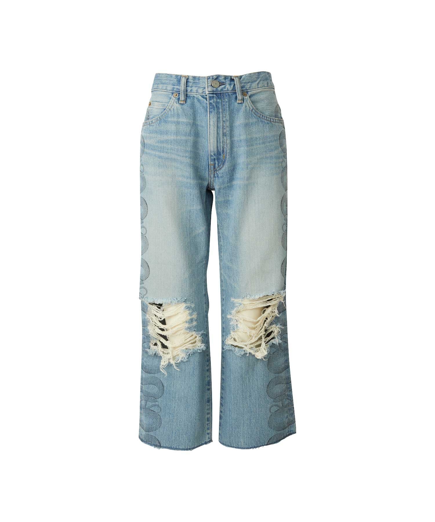 スクラッチフレアデニムパンツ|HYSTERIC GLAMOUR WOMEN | HYSTERIC