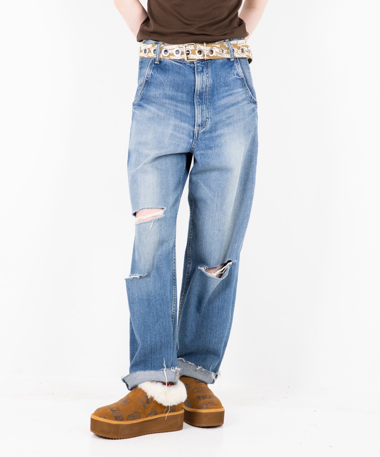 RESIZE加工 デニムストレートパンツ|HYSTERIC GLAMOUR WOMEN