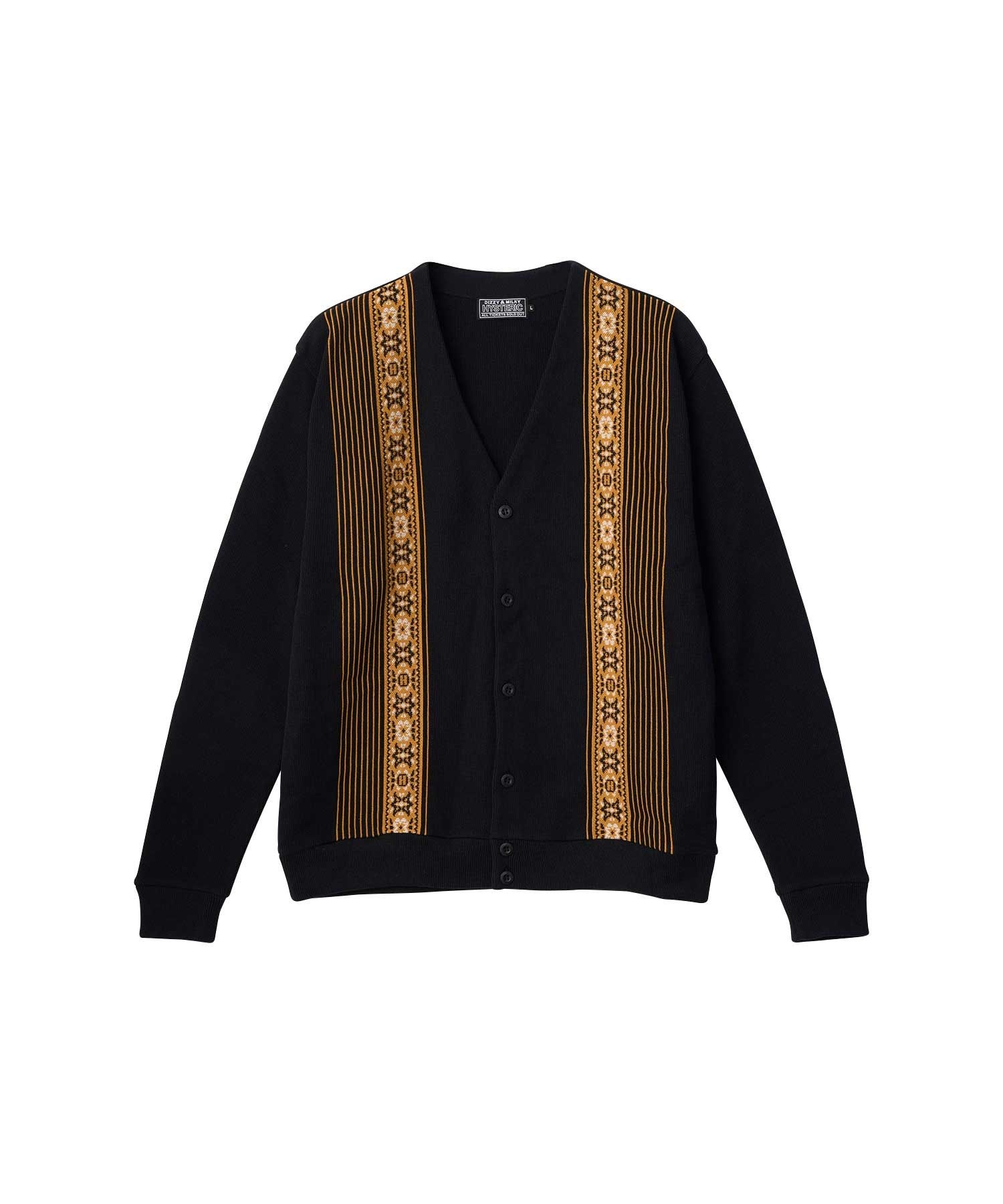 ストライプジャカード カーディガン|HYSTERIC GLAMOUR MEN | HYSTERIC