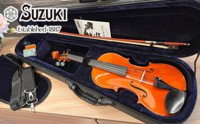 SUZUKIオリジナル バイオリンケース 三角型【サイズ：4/4