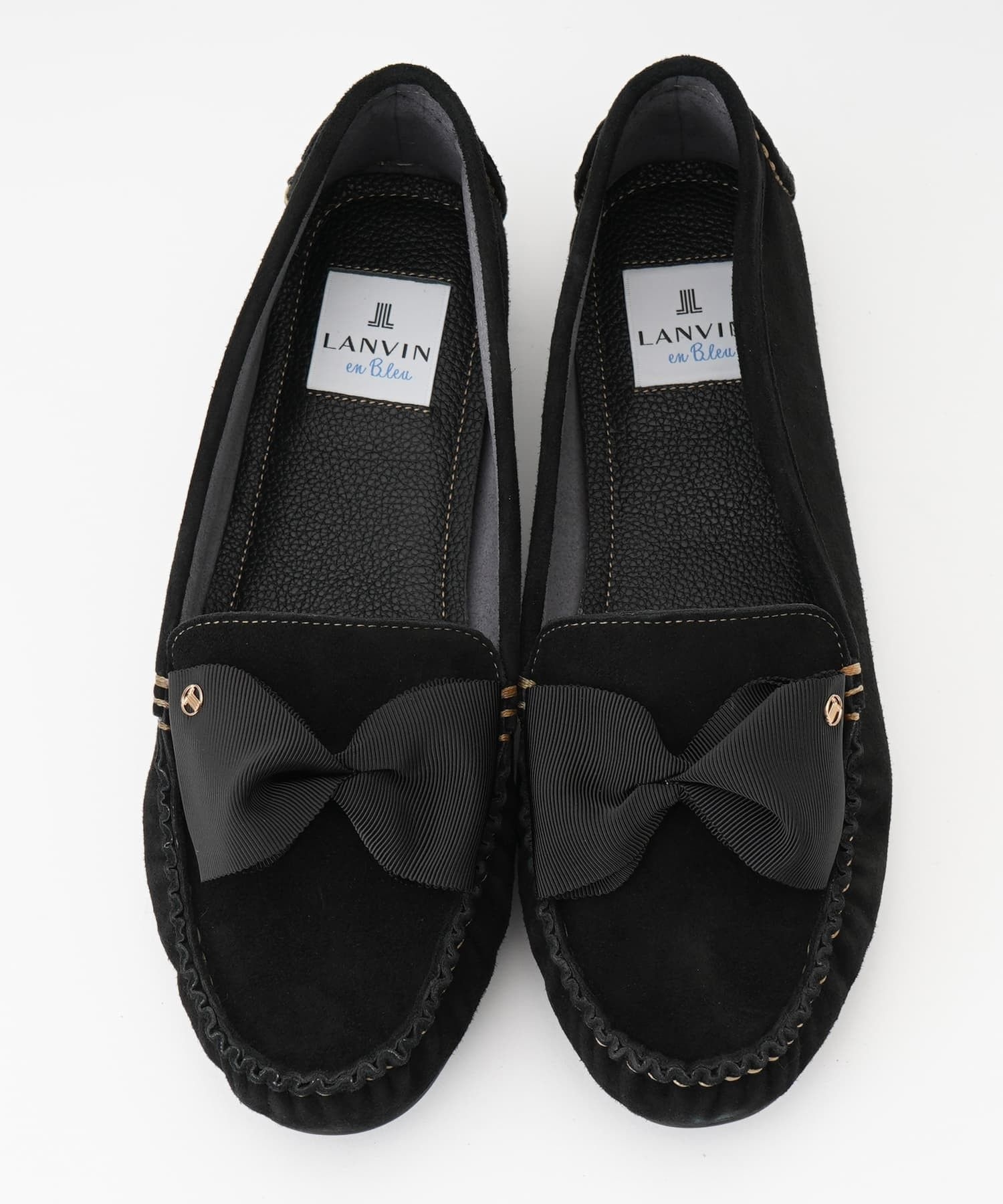 リボンモチーフソフトモカシン|LANVIN en Bleu | LANVIN en Bleu