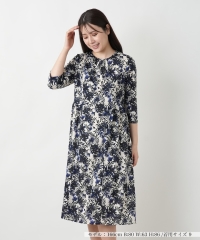 ボタニカル柄フレアワンピース|レリアン | レリアン公式オンラインストア