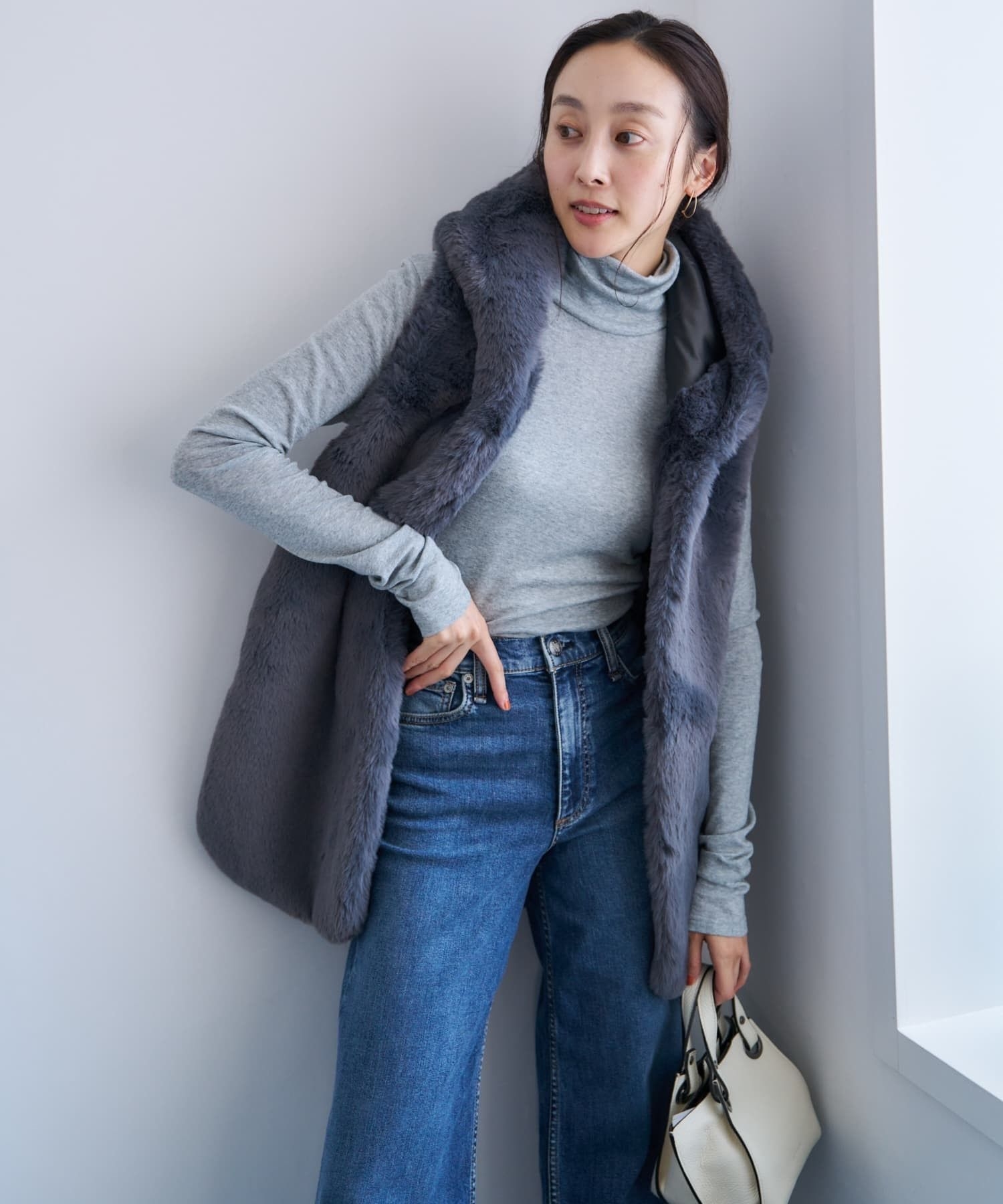 フェイクファーベスト【PASSIONE】|ネミカ | レリアン公式オンラインストア