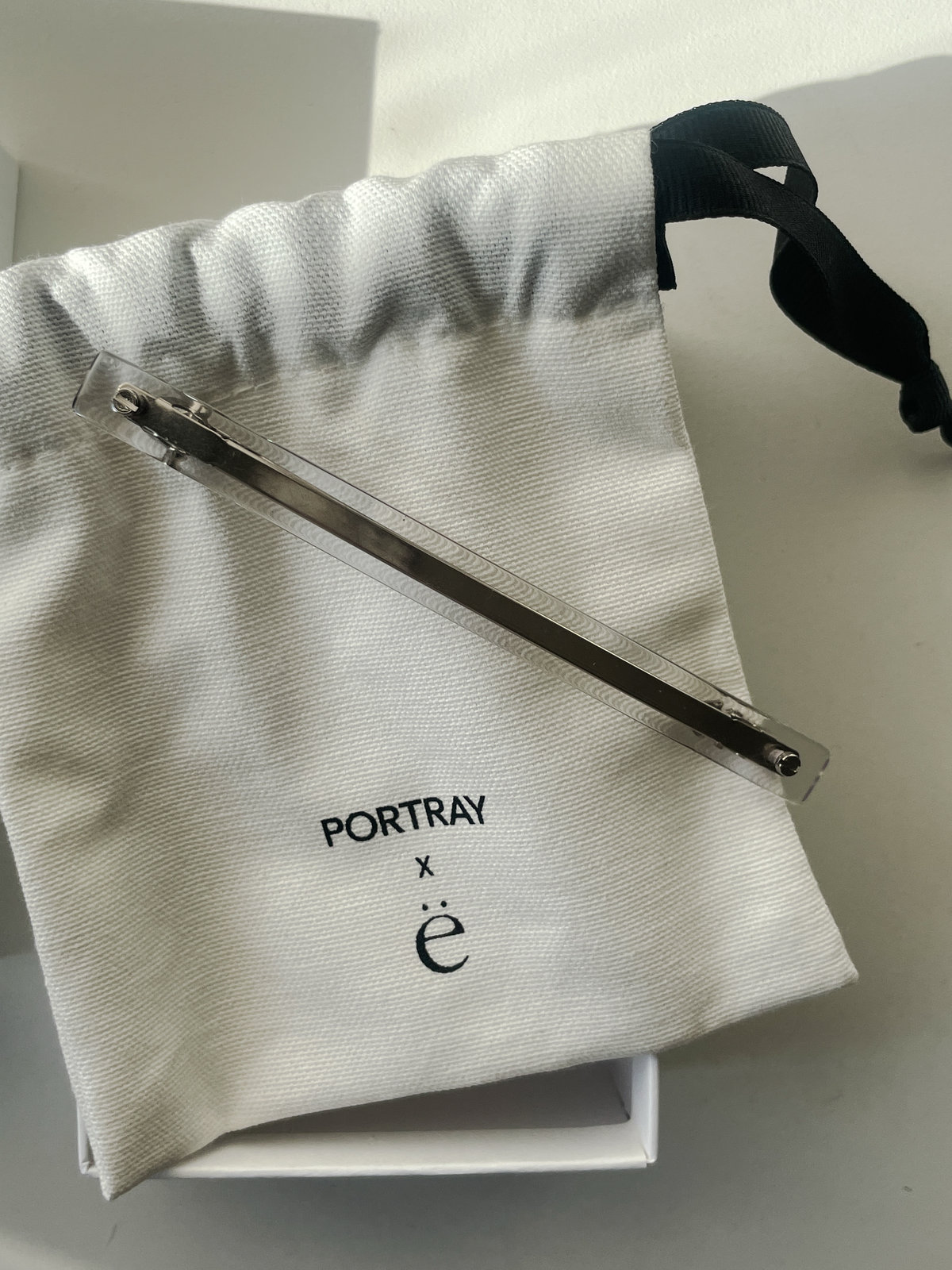 yo BIOTOP(ヨー ビオトープ)】とポートレイの別注バレッタは毛量多め