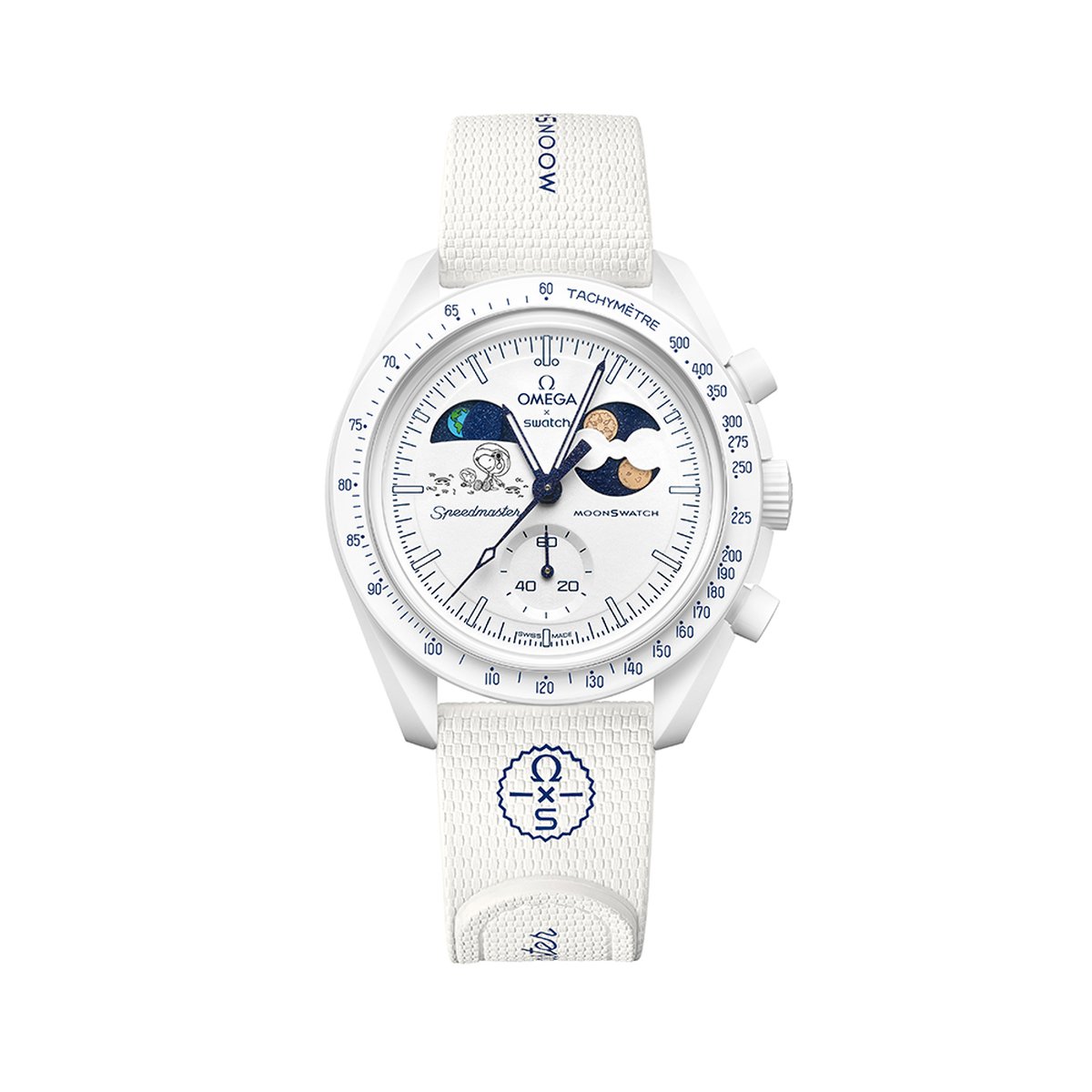 スヌーピーが雪を楽しむ！ 【オメガ】×【スウォッチ】の「ムーン