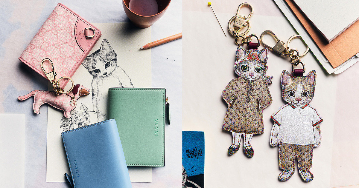 グッチ】とヒグチユウコの人気コラボから新作猫チャームが発売！ 3月10