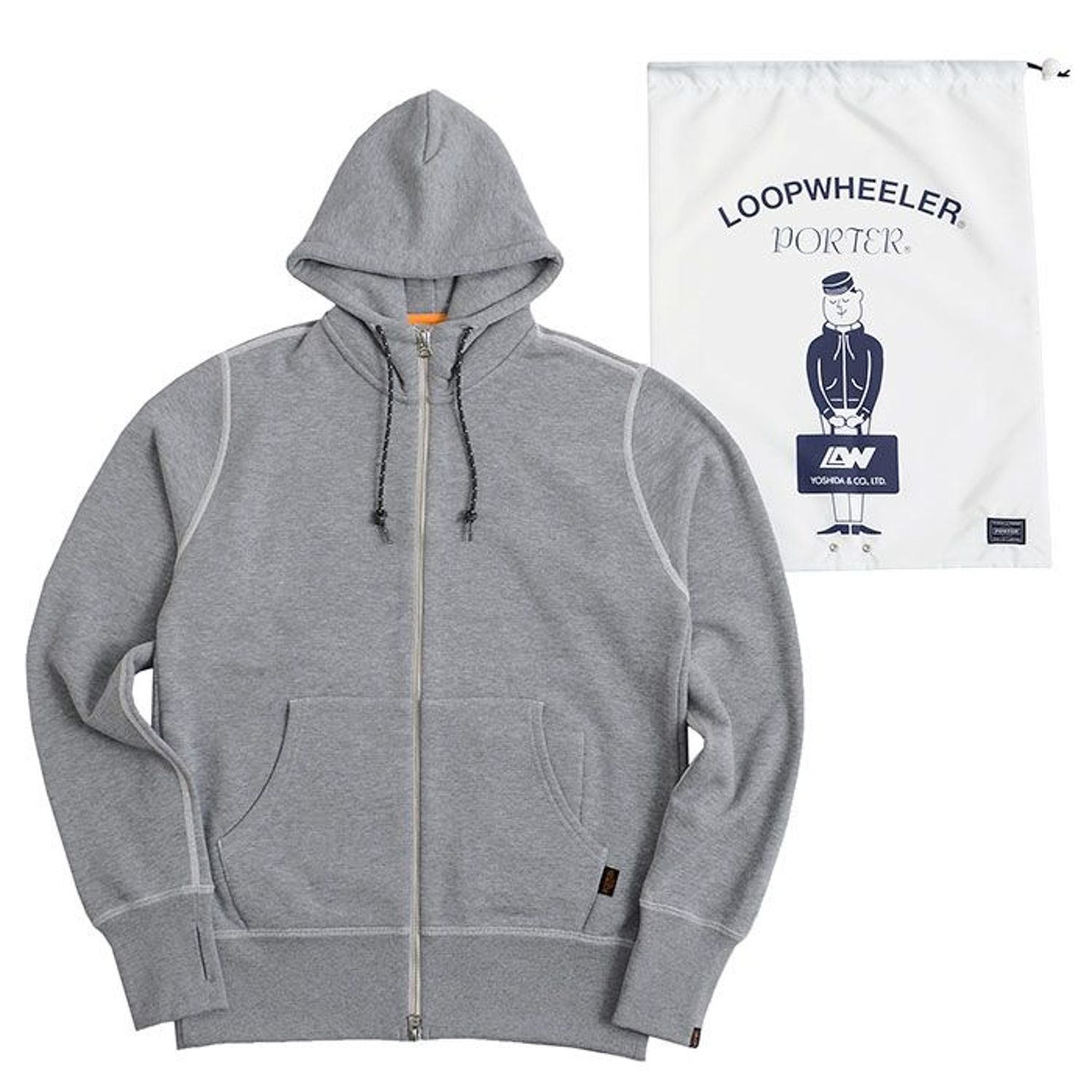 LOOPWHEELER x PORTER(ループウィラー x ポーター) TRAVEL PARKA(L